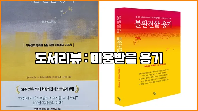도서리뷰 : 미움받을 용기