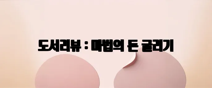 도서리뷰 : 마법의 돈 굴리기